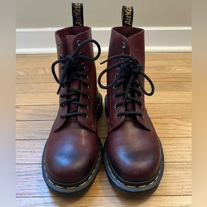 Dr. Martens Unisex Dark Cherry Lace Up Boot